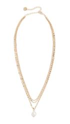 Jules Smith Layered Freshwater Pearl Mop Necklace