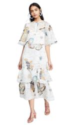 See By Chloe Printed Puff Sleeve Dress