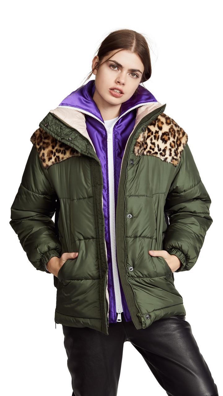 No 21 Combo Puffer Jacket