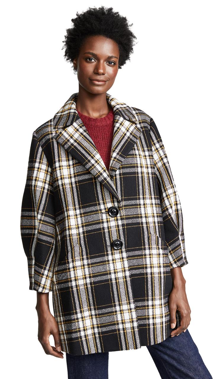 Alice Olivia Lance Oversized Coat
