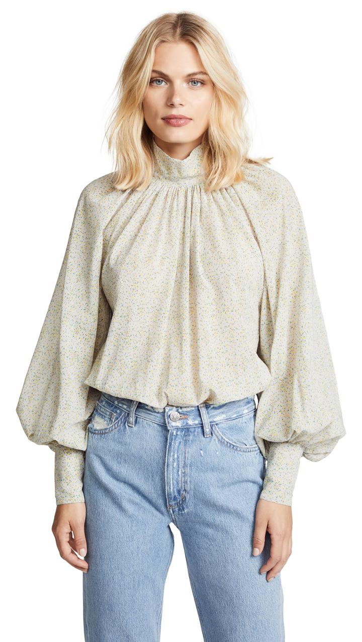 Anna October Balloon Sleeve Blouse