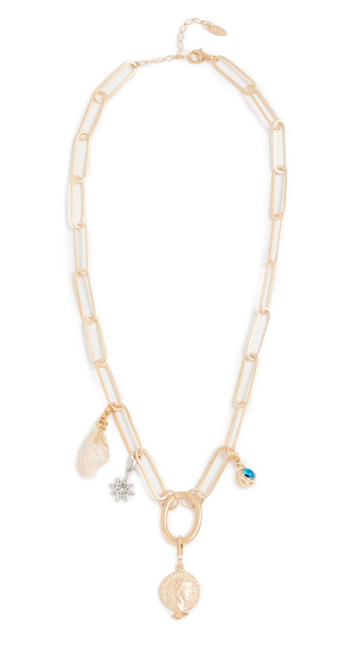Maison Irem Chunky Chain Charm Necklace