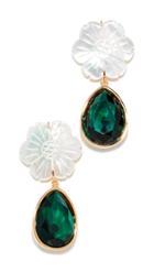 Lizzie Fortunato Lily Pad Earrings