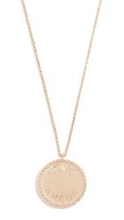 Ariel Gordon Jewelry 14k Imperial Disc Love Amour Necklace