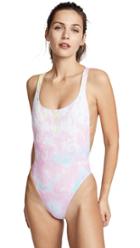 Solid Striped X Re Done Venice Tie Dye Swimsuit