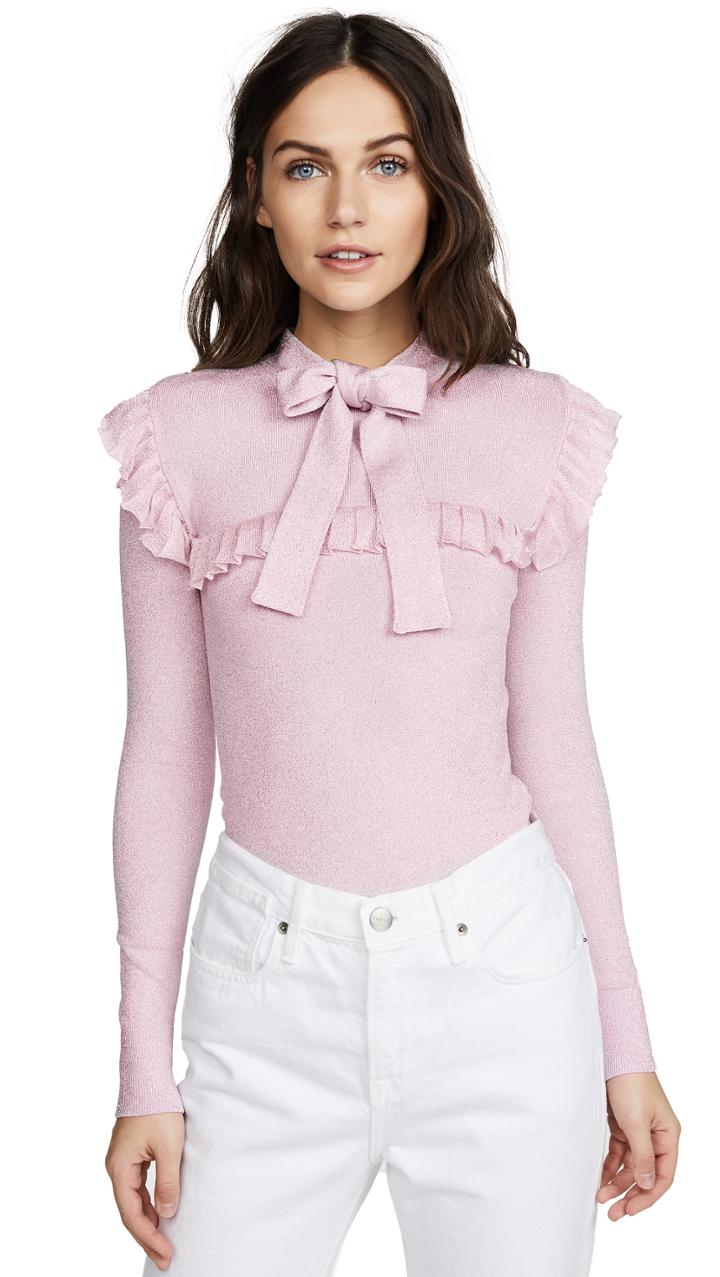 Joostricot Long Sleeve Ruffle Top