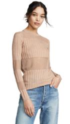 J Brand Andrea Long Sleeve Slim Sweater