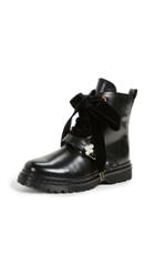 Mother Of Pearl Enzo Combat Boots