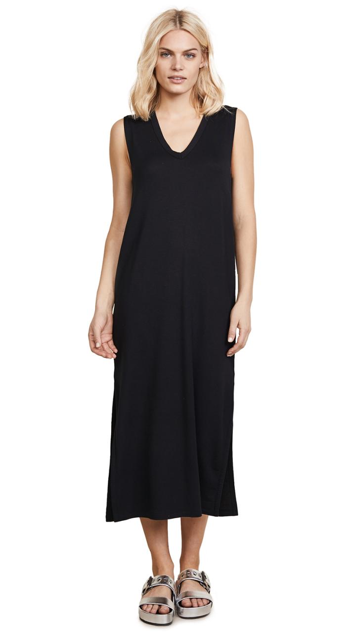 Raquel Allegra V Neck Boxy Dress