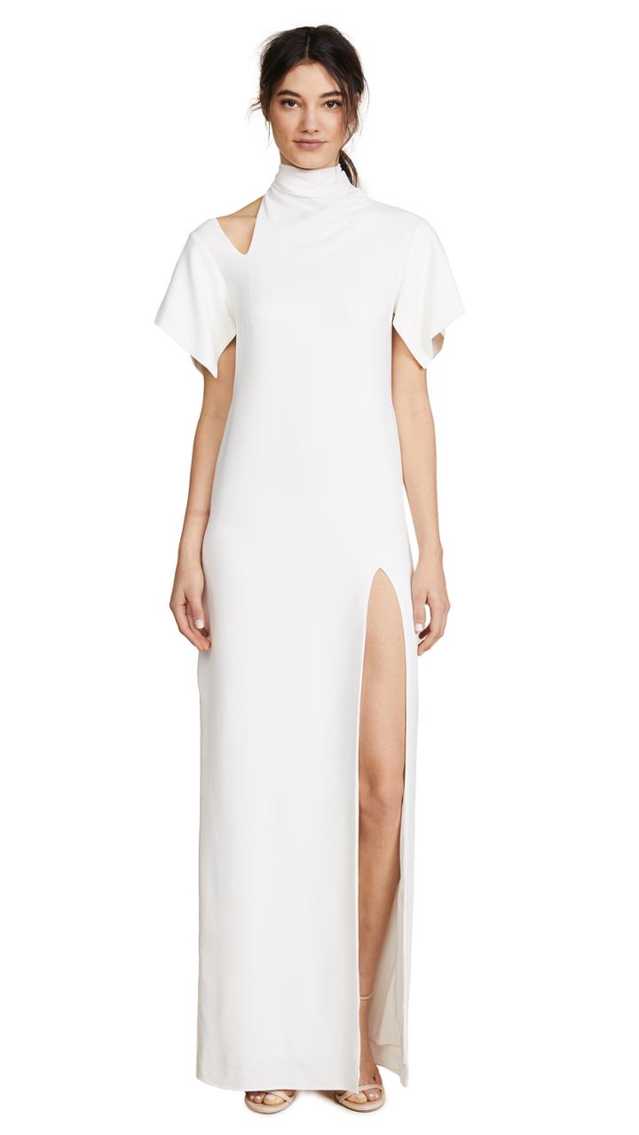 Monse Bow Collar Gown