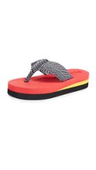 Proenza Schouler Chevron Flip Flops