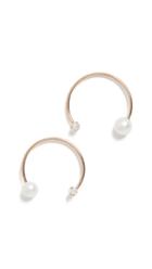 Zoe Chicco 14k Gold Medium Open Circle Earrings