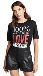 Moschino Love Moschino 100 Made With Love Tee