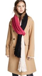 Kate Spade New York Brushed Colorblock Blanket Scarf