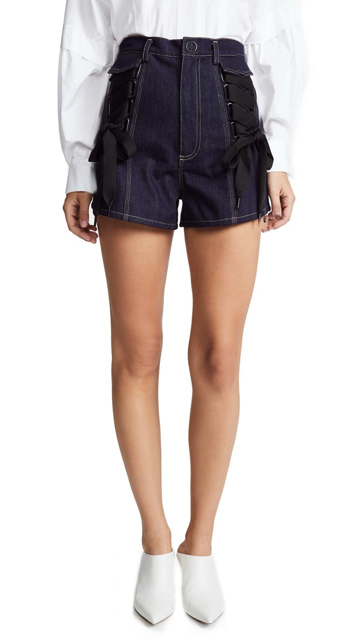 Acler Tenby Denim Shorts