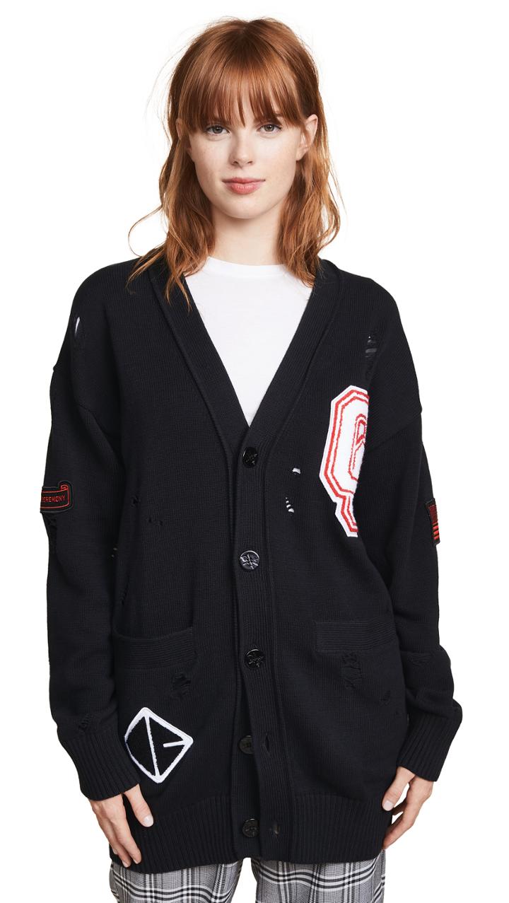 Opening Ceremony Long Varsity Cardigan