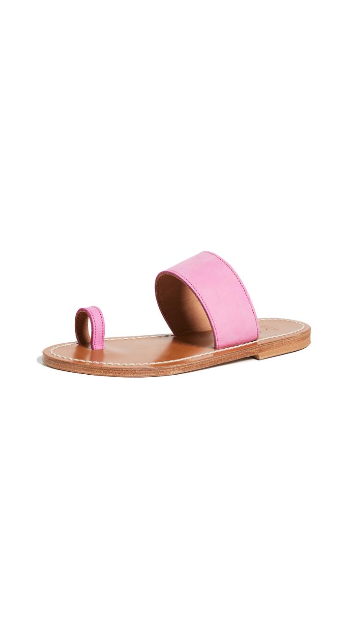 K Jacques Nagoya Toe Ring Slides
