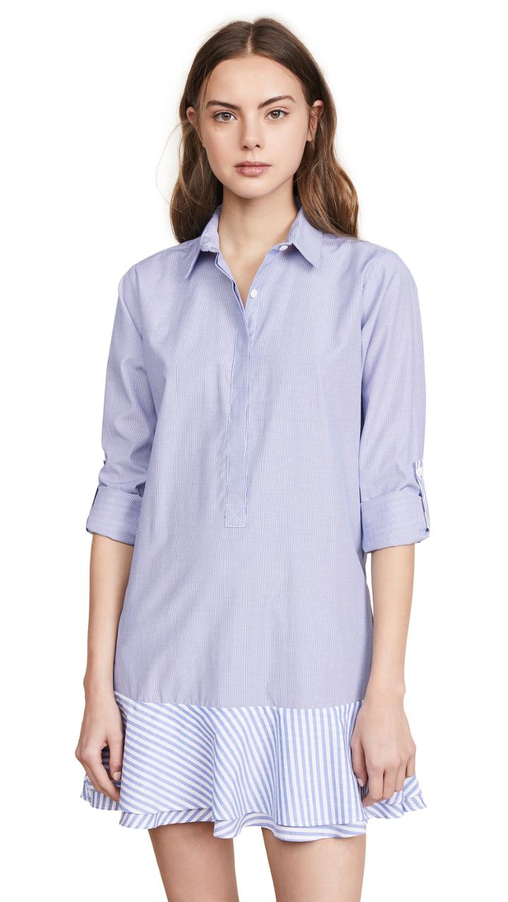 Fred And Sibel Striped Shirtdress