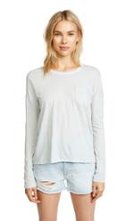 James Perse Long Sleeve Pocket Tee