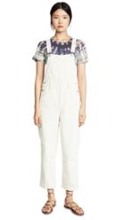 Madewell Corduroy Straight Leg Overalls