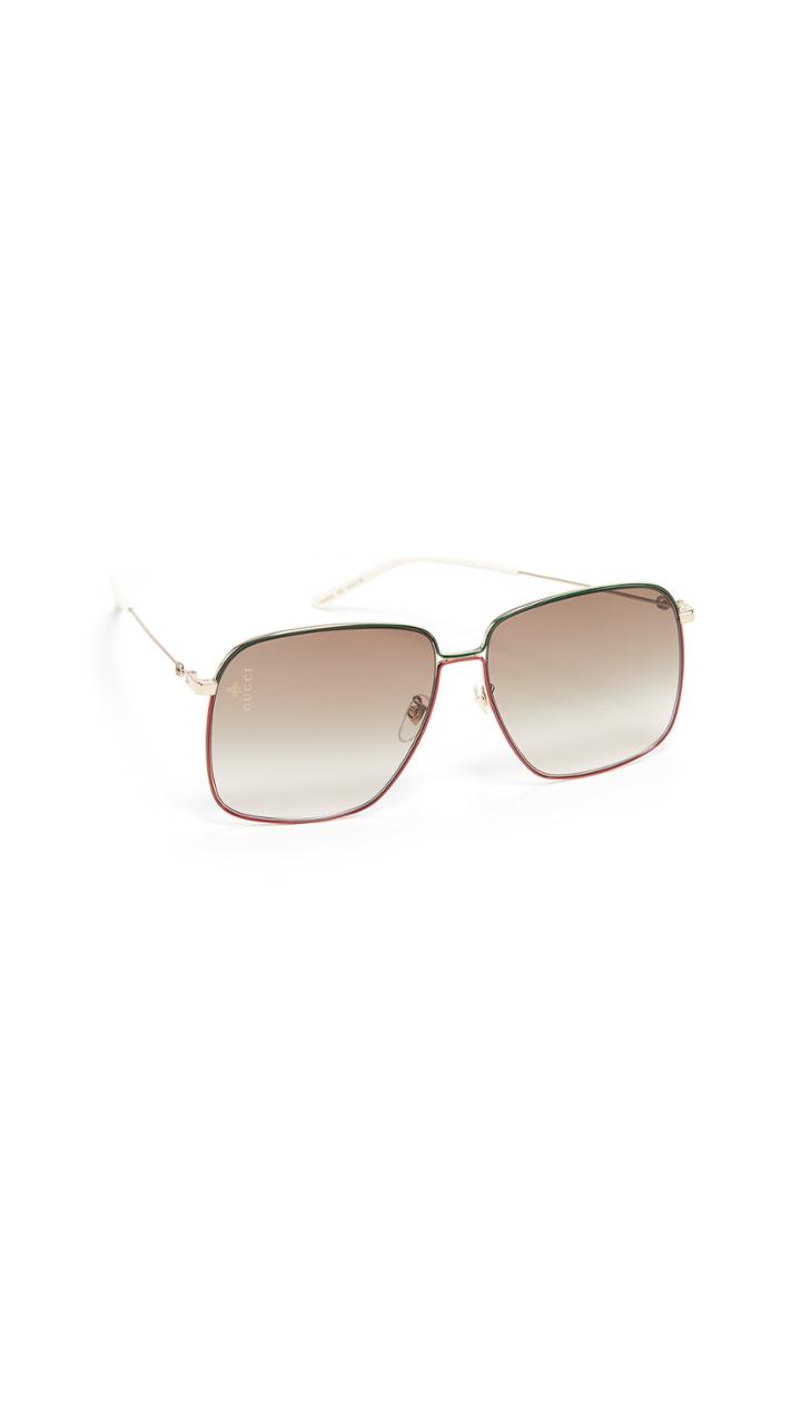 Gucci 80 S Inspired Oversized Sunglasses