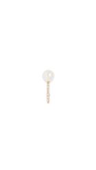 Paige Novick 18k Necklace With Baguette Gemstone Pave Diamond Bar