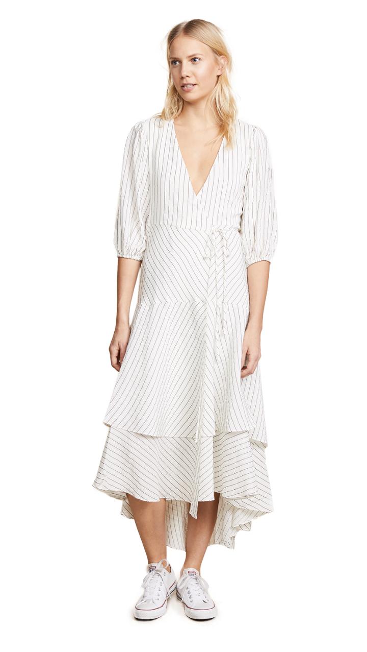 Ganni Wilkie Wrap Dress