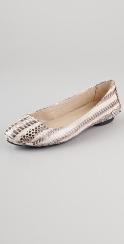 KORS Michael Kors Odette Snake Ballet Flats