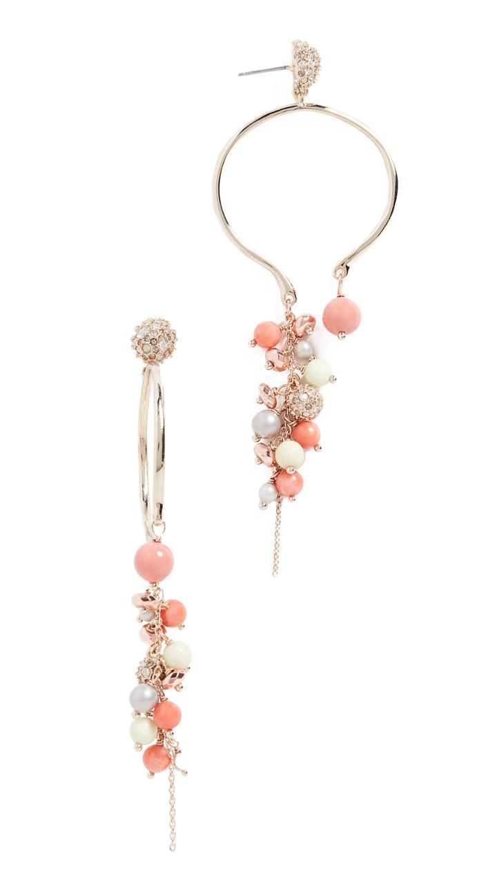 Alexis Bittar Crystal Enhanced Arc Earrings