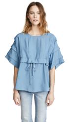 See By Chloe Pleated Top