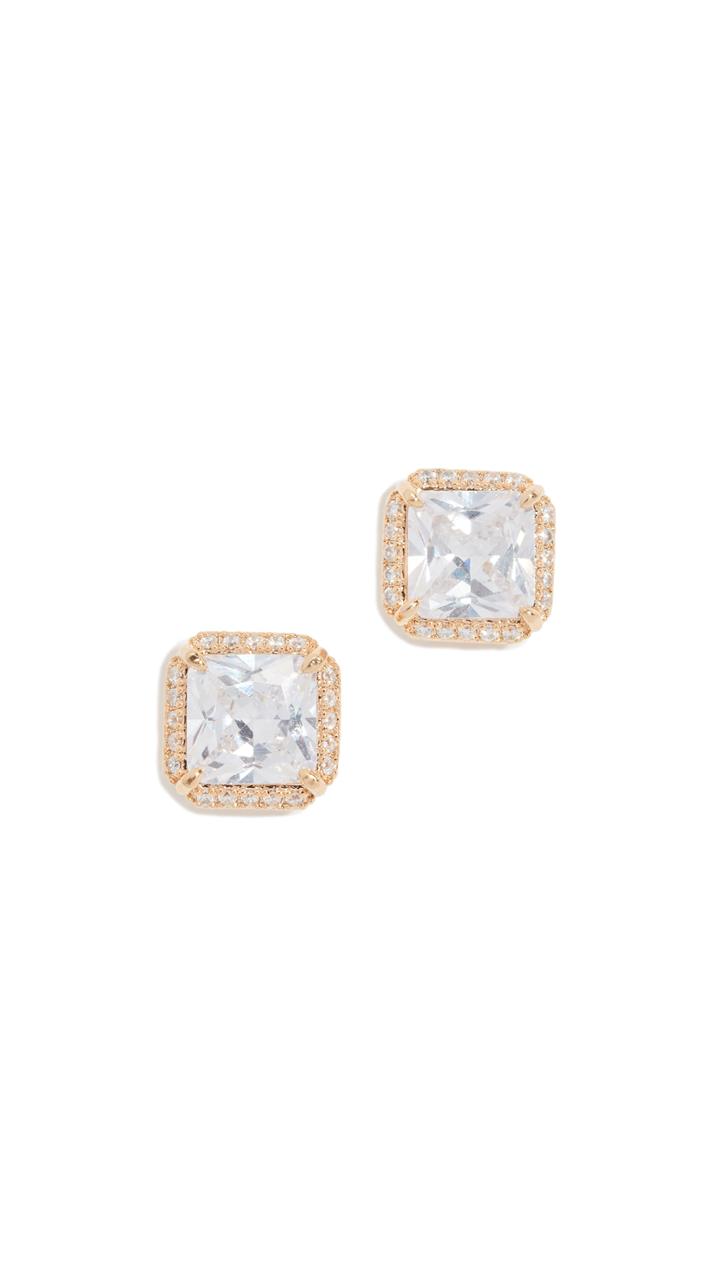 Kate Spade New York Save The Date Pave Stud Earrings