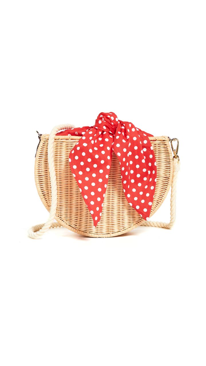 Kayu Dylan Wicker Crossbody Bag