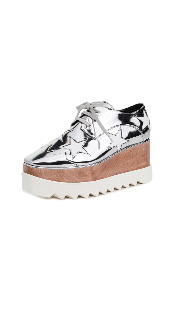 Stella Mccartney Elyse Lace Up Wedges