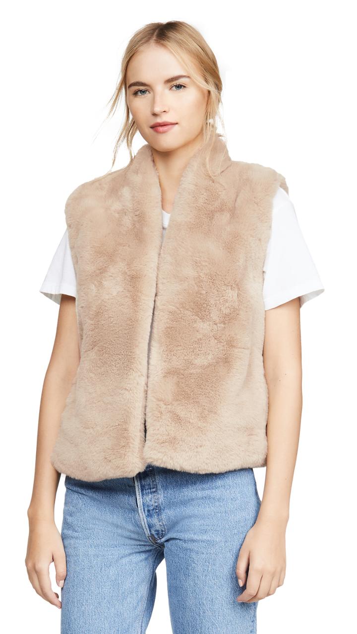Velvet Chelle Faux Fur Vest