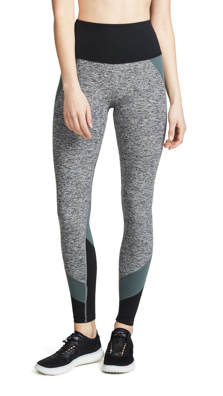 Beyond Yoga Colorblocked High Rise Long Leggings
