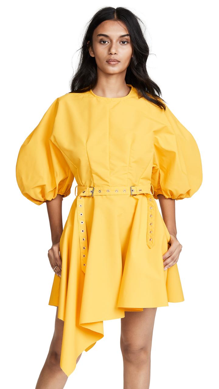 Marques Almeida Curved Sleeve Dress