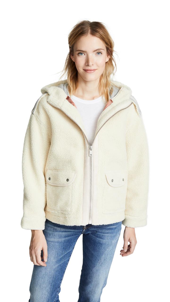Scotch Soda Maison Scotch Bonded Teddy Jacket
