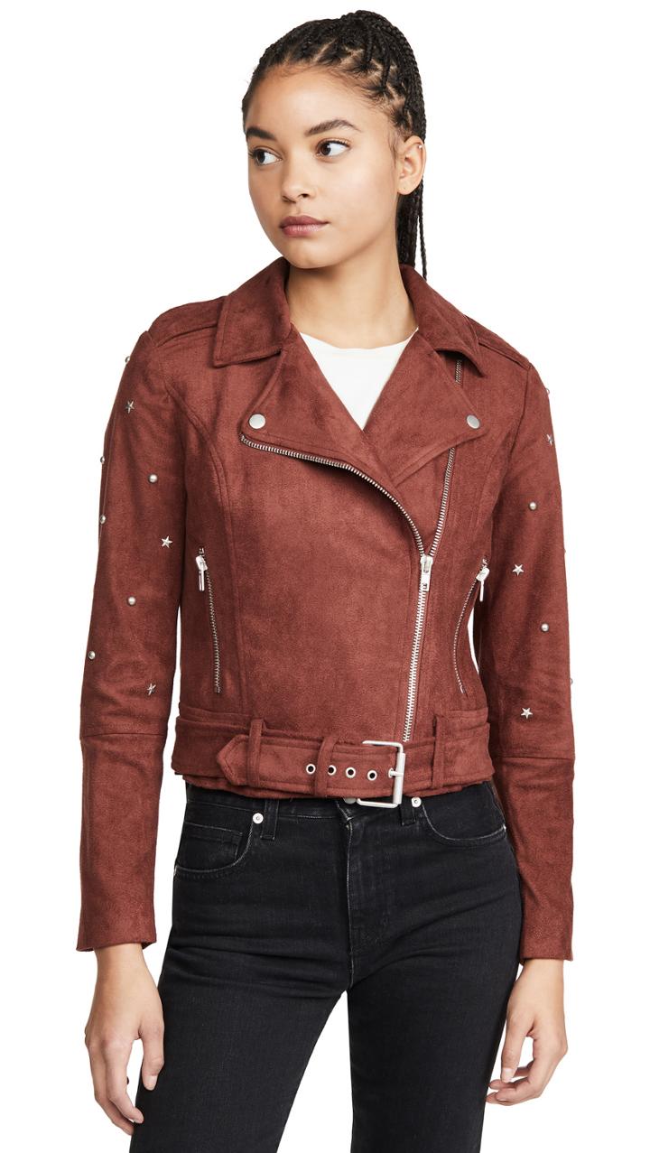 Bb Dakota Love Walks In Faux Suede Jacket