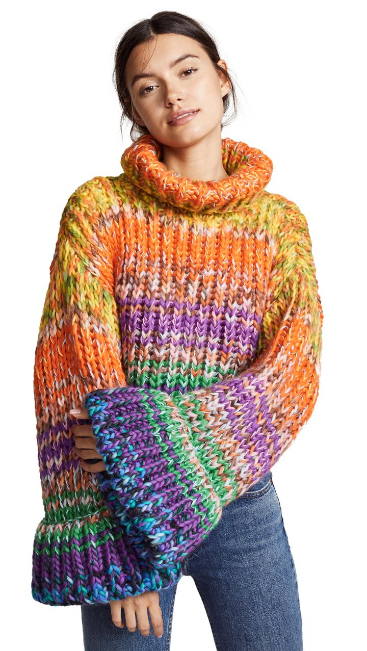 Novis Freddy Cropped Hand Knit Kimono Sweater