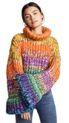 Novis Freddy Cropped Hand Knit Kimono Sweater