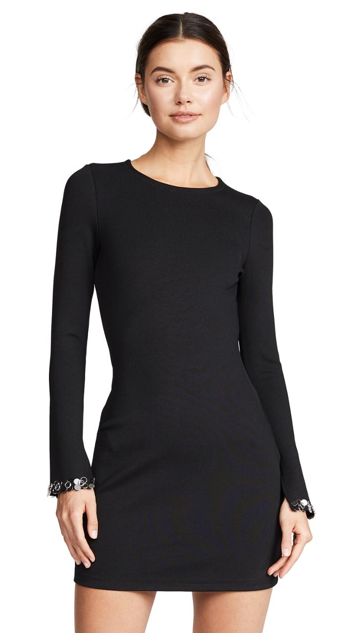 3 1 Phillip Lim Long Sleeve Embellished Mini Dress