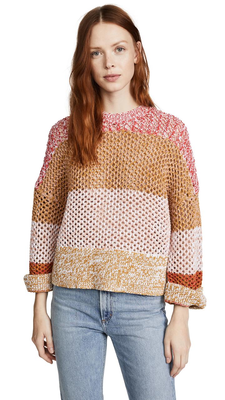 Derek Lam 10 Crosby Gradient Pullover