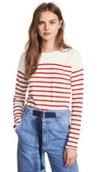 Rag Bone Jean Halsey Striped Ls Tee