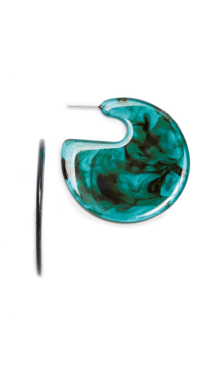 Shashi Coin Huggie Earrings