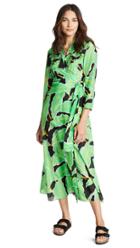 Diane Von Furstenberg Floor Length Wrap Dress