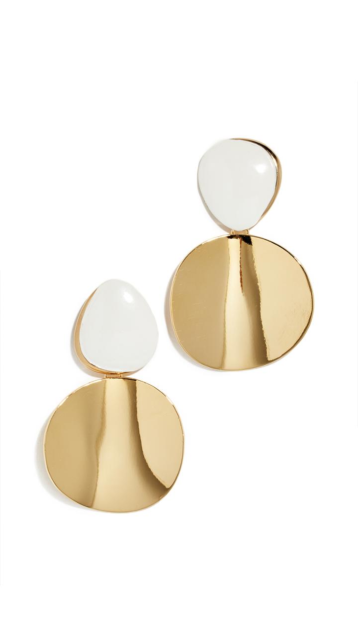 Lizzie Fortunato Painted Disco Earrings