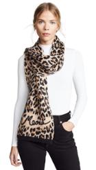 Kate Spade New York Leopard Muffler Scarf