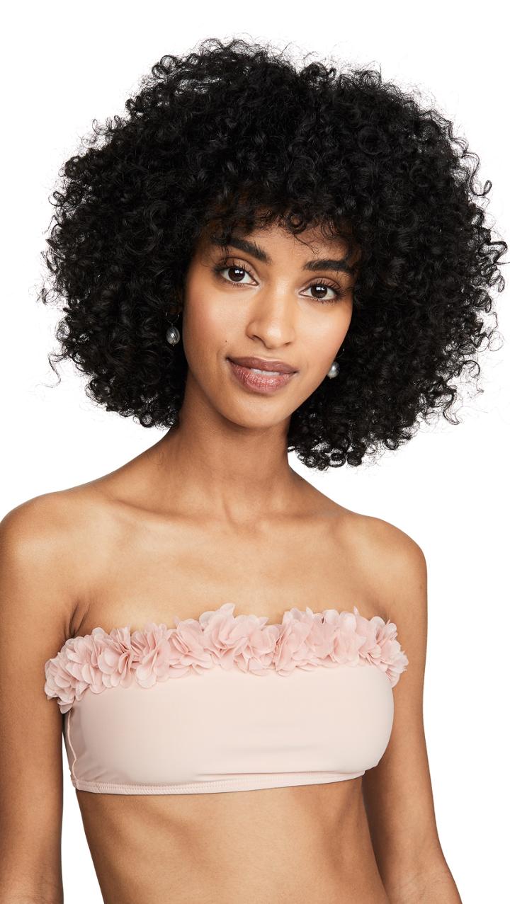 Pilyq Petal Bandeau Bikini Top