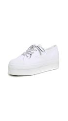 Superga White Out Package Platform Sneakers