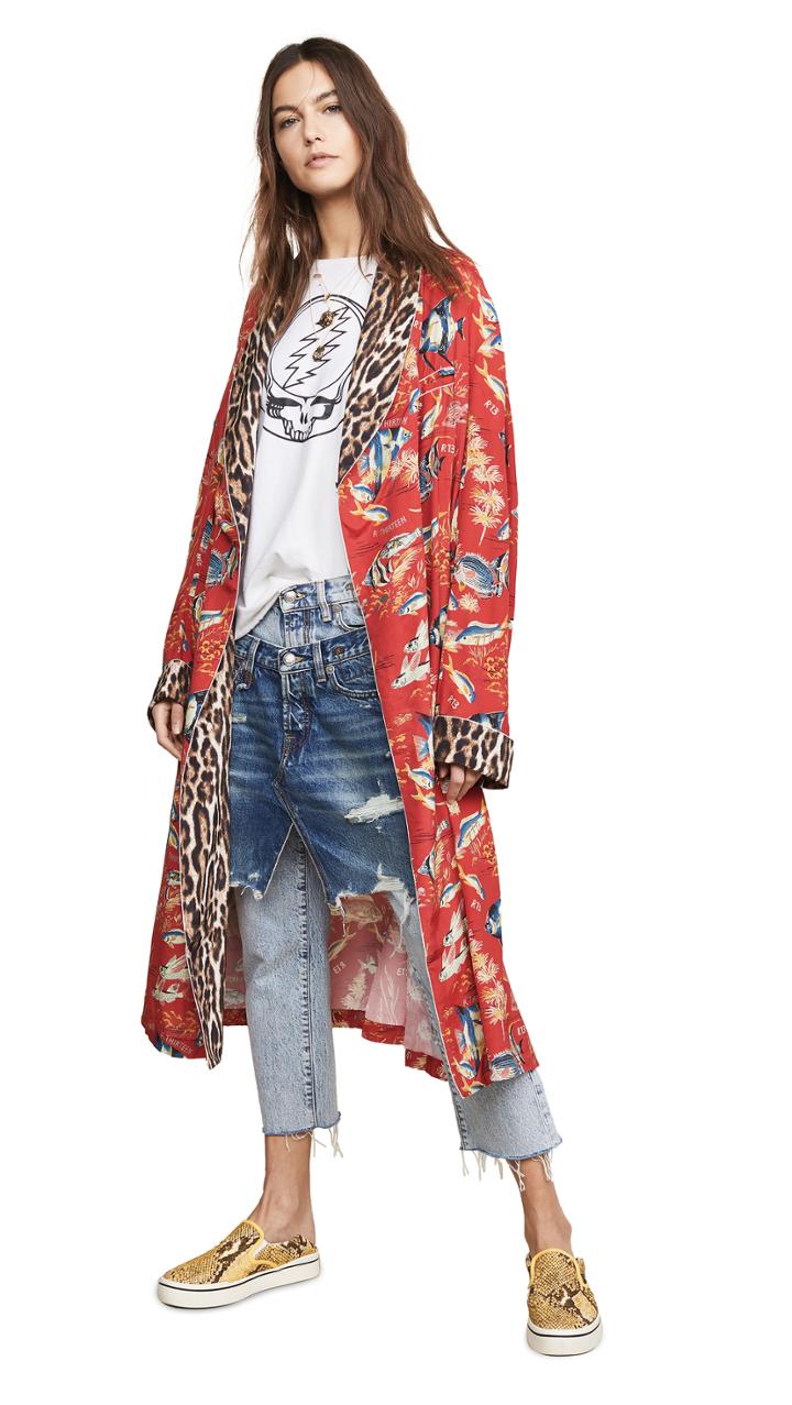 R13 Smoking Robe
